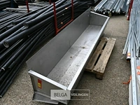 Rvs wasbak l250xb34xh45 cm - afbeelding 1 van  1