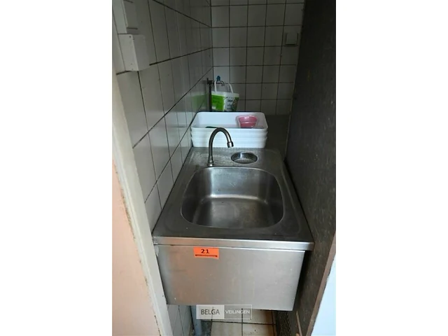 Rvs wasbakje 62x45x30 - afbeelding 1 van  2