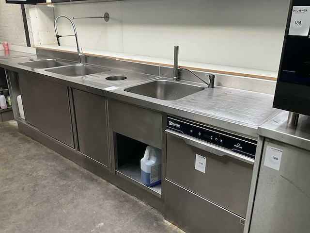 Rvs wastafel (2x) - afbeelding 2 van  8