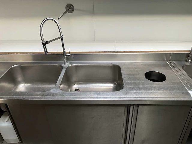 Rvs wastafel (2x) - afbeelding 5 van  8