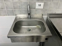 Rvs wastafel - afbeelding 1 van  4
