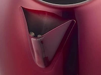 Rvs waterkoker rood - afbeelding 3 van  4