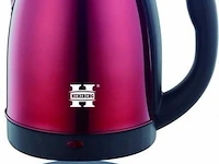 Rvs waterkoker rood - afbeelding 4 van  4