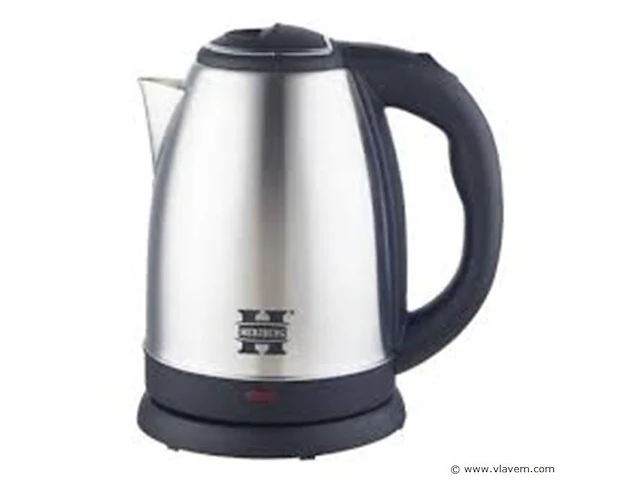 Rvs waterkoker zilver - afbeelding 1 van  4