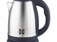 Rvs waterkoker zilver - afbeelding 1 van  4