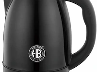 Rvs waterkoker zwart - afbeelding 1 van  4