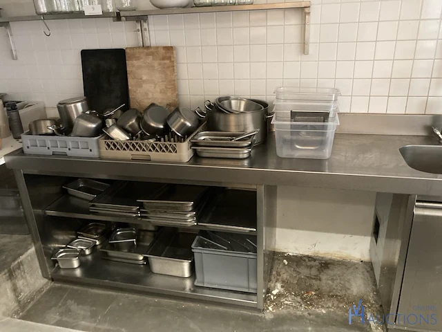 Rvs werk-/spoeltafel - afbeelding 3 van  8