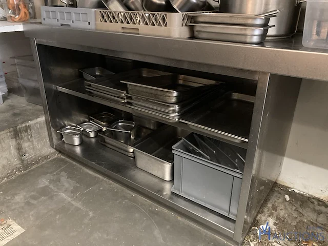 Rvs werk-/spoeltafel - afbeelding 7 van  8
