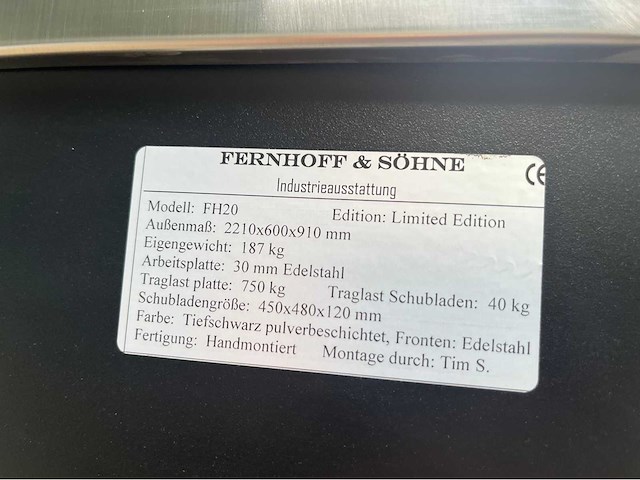 Rvs werkbank - afbeelding 4 van  12