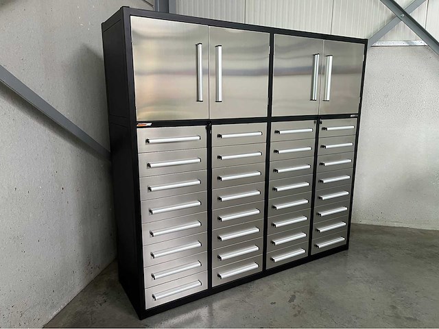 Rvs werkplaatskast - afbeelding 1 van  13