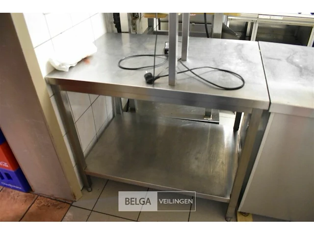 Rvs werktafel 100x70x85 - afbeelding 2 van  2
