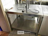 Rvs werktafel 100x70x85 - afbeelding 2 van  2