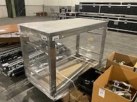 Rvs werktafel (2x) - afbeelding 1 van  3