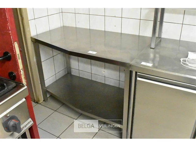 Rvs werktafel 70/56x120x86 - afbeelding 1 van  2