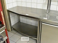 Rvs werktafel 70/56x120x86