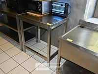 Rvs werktafel 80x60x90 - afbeelding 1 van  1