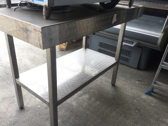 Rvs werktafel afdruiptafel - afbeelding 1 van  2