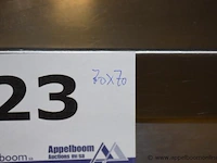 Rvs werktafel, afm plm 70x70cm - afbeelding 2 van  2