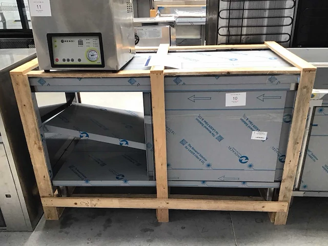 Rvs werktafel dubbel kantig - afbeelding 1 van  5