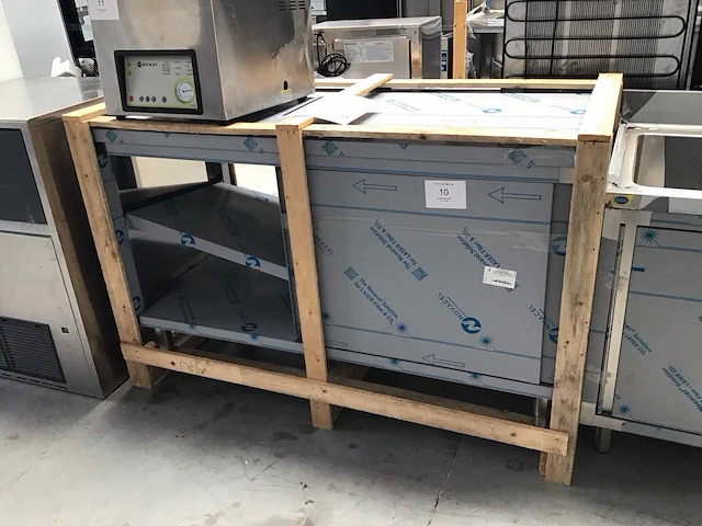 Rvs werktafel dubbel kantig - afbeelding 2 van  5