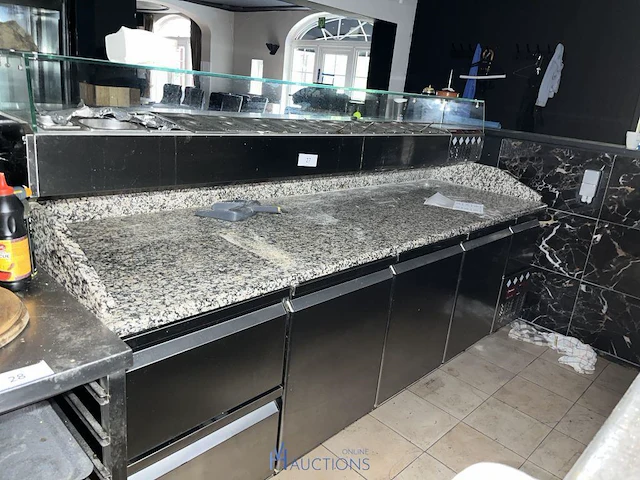 Rvs werktafel en saladette diamond - afbeelding 1 van  8