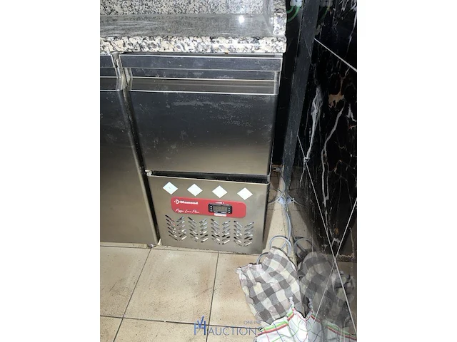 Rvs werktafel en saladette diamond - afbeelding 3 van  8