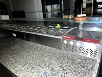 Rvs werktafel en saladette diamond - afbeelding 4 van  8