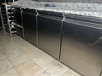 Rvs werktafel en saladette diamond - afbeelding 6 van  8