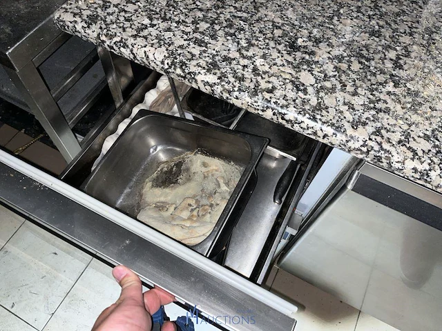 Rvs werktafel en saladette diamond - afbeelding 8 van  8