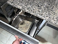 Rvs werktafel en saladette diamond - afbeelding 8 van  8