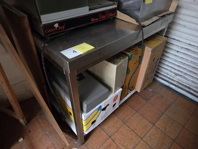 Rvs werktafel ggm gastro - afbeelding 1 van  3