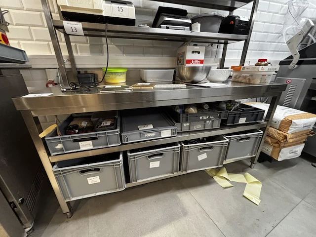 Rvs werktafel ggm gastro - afbeelding 1 van  3