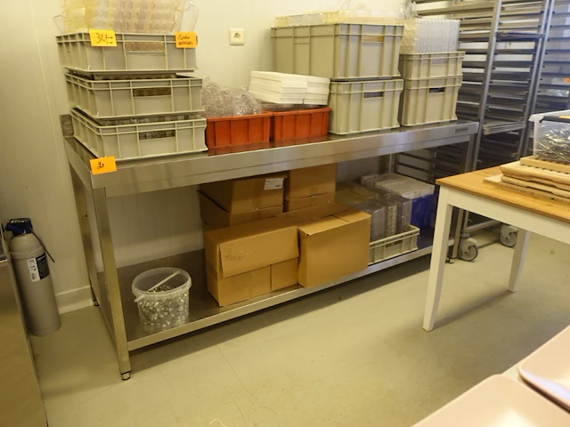 Rvs werktafel ggmgastro - afbeelding 2 van  2