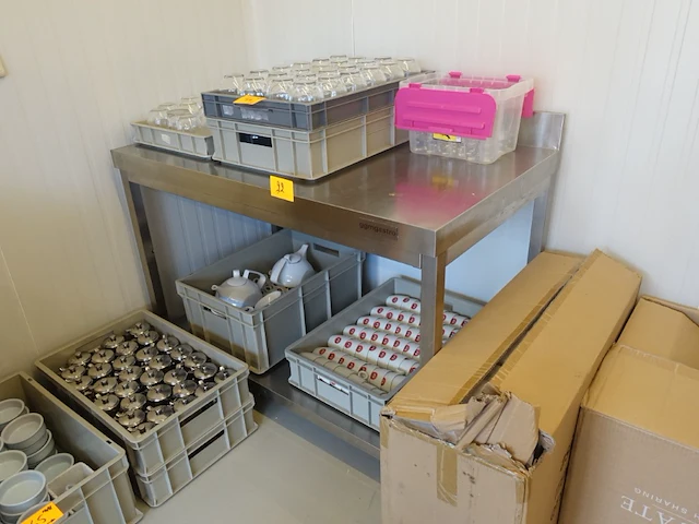 Rvs werktafel ggmgastro - afbeelding 2 van  2