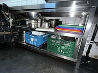 Rvs werktafel ggmgastro - afbeelding 1 van  5