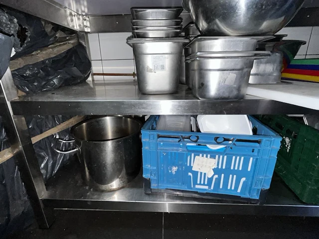 Rvs werktafel ggmgastro - afbeelding 3 van  5