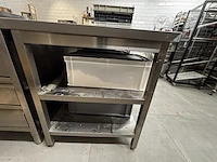 Rvs werktafel incl inhoud - afbeelding 2 van  3