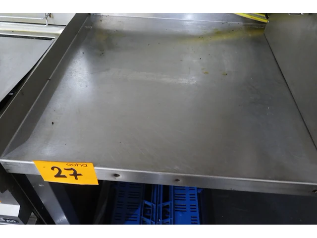 Rvs werktafel met bodemschap - afbeelding 3 van  3