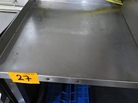 Rvs werktafel met bodemschap - afbeelding 3 van  3