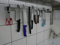 Rvs werktafel met dubbele bodemschap + wandschap - afbeelding 4 van  4