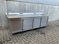 Rvs werktafel spoeltafel - afbeelding 1 van  6
