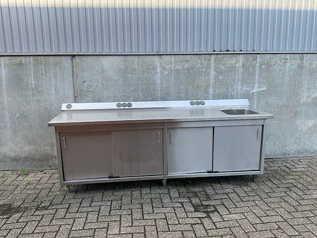 Rvs werktafel spoeltafel - afbeelding 2 van  6