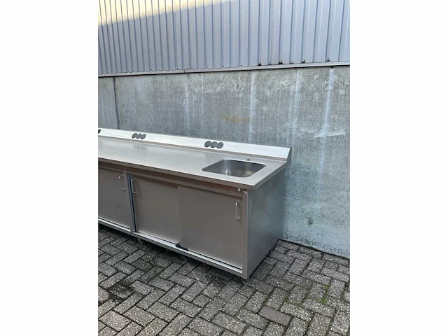 Rvs werktafel spoeltafel - afbeelding 3 van  6
