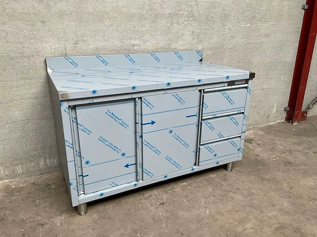 Rvs werktafel werkkast - afbeelding 1 van  6