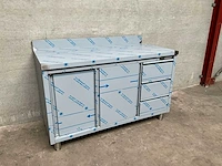 Rvs werktafel werkkast - afbeelding 1 van  6