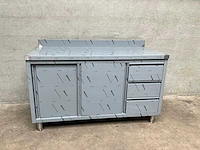 Rvs werktafel werkkast - afbeelding 2 van  5