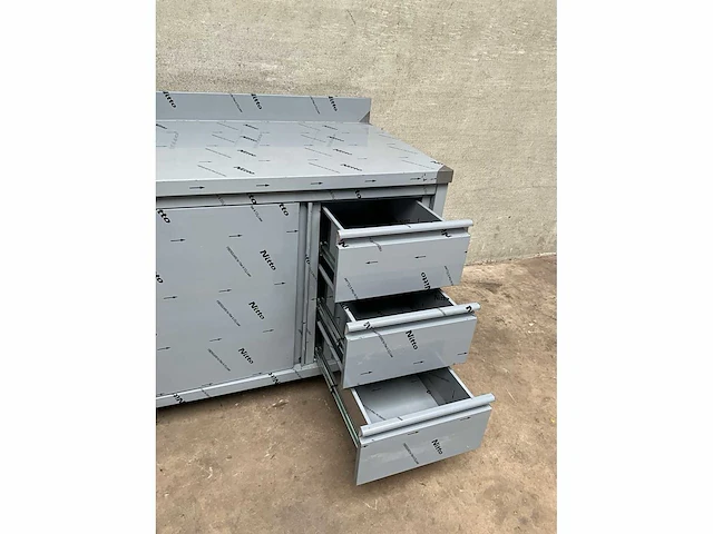 Rvs werktafel werkkast - afbeelding 4 van  5