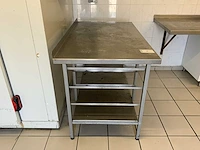 Rvs werktafel - afbeelding 3 van  5