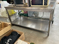 Rvs werktafel