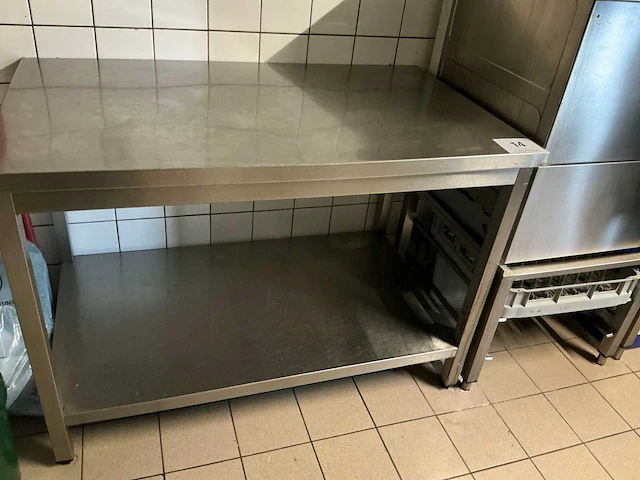 Rvs werktafel - afbeelding 1 van  3